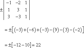 ± D = 22