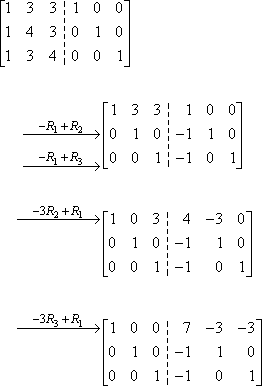 matrix row operations