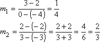 m_1 = 1/4, m_2 = 2/3